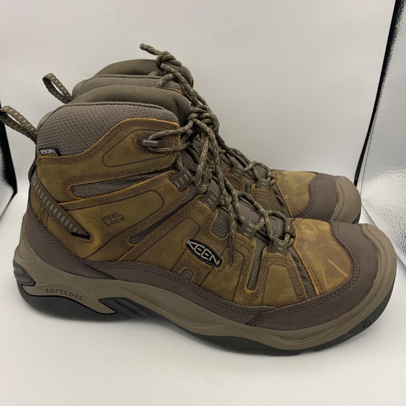 KEEN Circadia mid waterproof mens hiking boots Size 10 main image 8